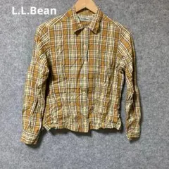 L.L.Bean チェック柄長袖 ネルシャツのサムネイル