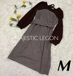 MAJESTIC LEGON★ニットワンピース★M