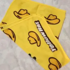 YellowHat 黄色 毛布 帽子デザイン