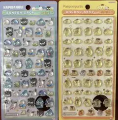 ボンボンドロップシールmini はぴだんぶい　ポムポムプリン　正規品2セット