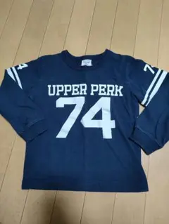 Champion キッズ　ロングTシャツ ネイビー　120