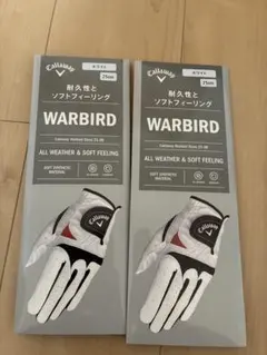 Callaway WARBIRD キャロウェイ　グローブ 25cm 2枚　ラストのサムネイル