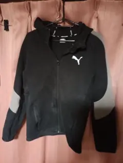 PUMA ブラック グレー ウェットスーツジャージ Lサイズ