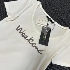ウィークエンド マックスマーラ 半袖ロゴTシャツ Sサイズ 新品タグ付きのサムネイル