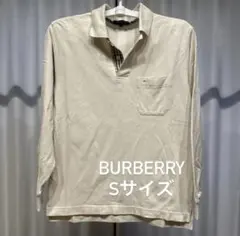 BURBERRY LONDON 長袖ポロシャツ ベージュ Sサイズのサムネイル