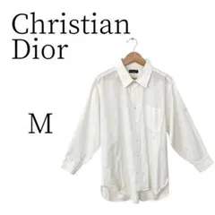 Christian Dior クリスチャンディオール 白 長袖 シャツ M