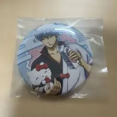 銀魂 坂田銀時 缶バッジ サンリオ キティ