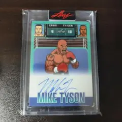 leaf ボクシング　マイク・タイソン　サインカード leaf ボクシング マイク・タイソン サインカード 2025年最新】マイク