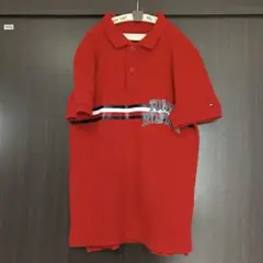 トミー　ポロシャツ　赤　150cm