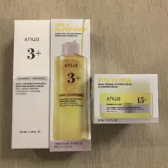 Anua VITA3 グルタチオントナー／クレンジングバーム／セラミドクリーム