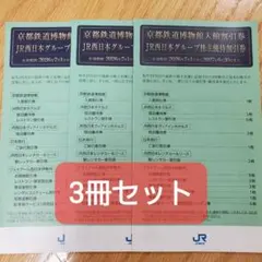 JR西日本グループ株主優待割引券 3冊セットのサムネイル