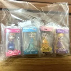 4種コンプリートセット　ディズニー Qポスケット ミニチュアコレクション2
