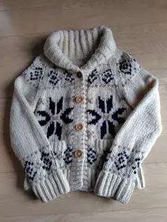 SHIPS カウチンニットカーディガン Mサイズ