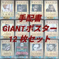 一番くじ ワンピース 手配書 GIANT ポスター 12種セット J賞