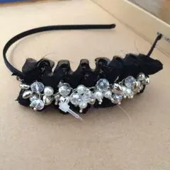 新品☆カチューシャ ラインストーン 結婚式にも☆