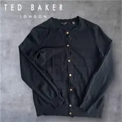 TED BAKER 黒 長袖カーディガン　Burberry好きにものサムネイル