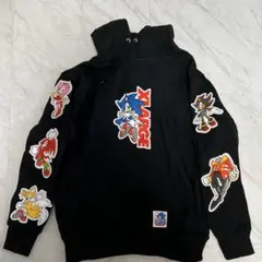 XLARGE 限定コラボソニック 刺繍 フード付きパーカー
