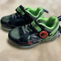 ジュラシック・ワールド スニーカー 16.0cm ブラック/グリーン