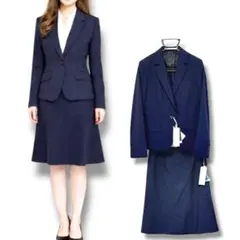 【新品未使用】スーツカンパニー　スカートスーツセットアップ　9号