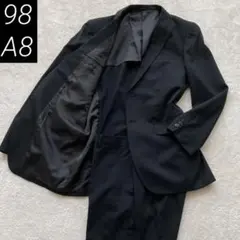 大きいサイズ AOKI ビジネススーツ 98 A8 ROCHI ブラック 2XL