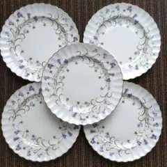 スポード　カンタベリー　ケーキ皿／デザート皿　５枚セット