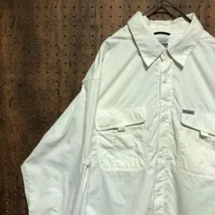 毛*玉様 コロンビア　TITANIUM 長袖ワークシャツ　クリーム色　L YD9