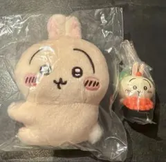 ちいかわ　うさぎ　寿司　フィギュアキーホルダー　クリップぬいぐるみ