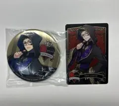 トレイ・クローバー　ツイステッドワンダーランド　缶バッチ　カード