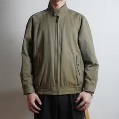 DAKS リバーシブルハリントンジャケット 裏地チェック柄 ベージュ/UW407