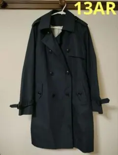 ネイビー トレンチコート スプリングコート LL