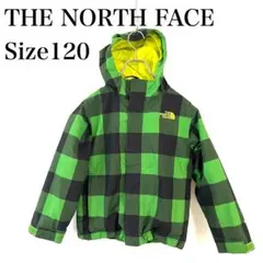 【良品】THE NORTH FACE ナイロンジャケット グリーン 120