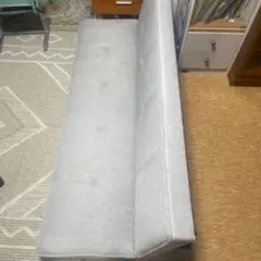 ライトグレー ソファベッド モダン