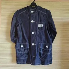 ブランシェス　フード付きデニムジャケット