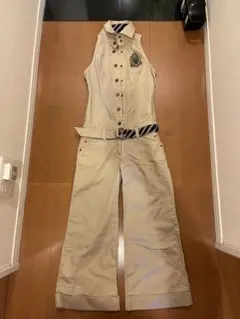 とっちぃ様専用　tommy jeans ベージュ ノースリーブサロペット M