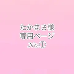 【たかまさ様 専用ページ】