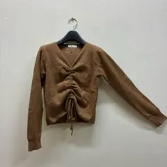 【WEGO】ウィゴー（F）レディーストップス/ニット　Vネック　ドロスト