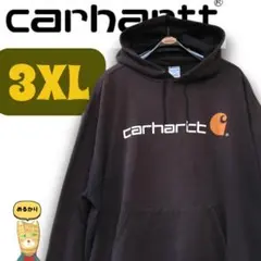 CARHARTT カーハート ロゴプリントスウェットパーカー 3XLアメリカ古着