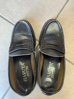 HARUTA ブラック ローファー 24cm