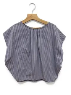 ⭐️美品⭐️ グリーンレーベルリラクシング ストライプ柄 ブラウス