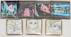 鬼滅の刃　鬼滅シアター　スクエア缶バッジ&クリアカード