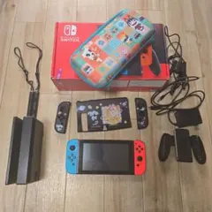 Nintendo Switch 赤/青 本体 キャリングケース付き