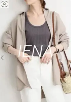 IENA♡ Ly/Pツイルオーバーシャツ◆38◆グレージュのサムネイル
