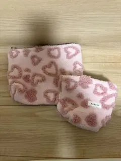 ハート柄 ポーチセット