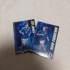 伊東純也 中村敬斗 トレーディングカードセット