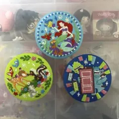 Disney Characters 刺繍缶バッジビスケット2 まとめ売り