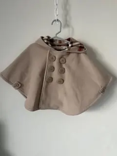 ミキハウス ベビーポンチョ ベージュ