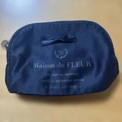 Maison de FLEUR ポーチ 黒 メゾンドフルール