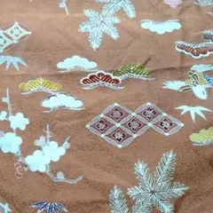 ちりめん はぎれ 正絹 約37cm×85cm