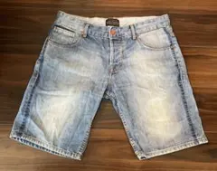 ZARA JEANS ライトブルー デニムショートパンツ