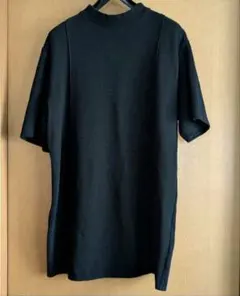 ZARA ザラ 半袖ワンピース 【USA Lサイズ】黒　厚手　ひざ丈